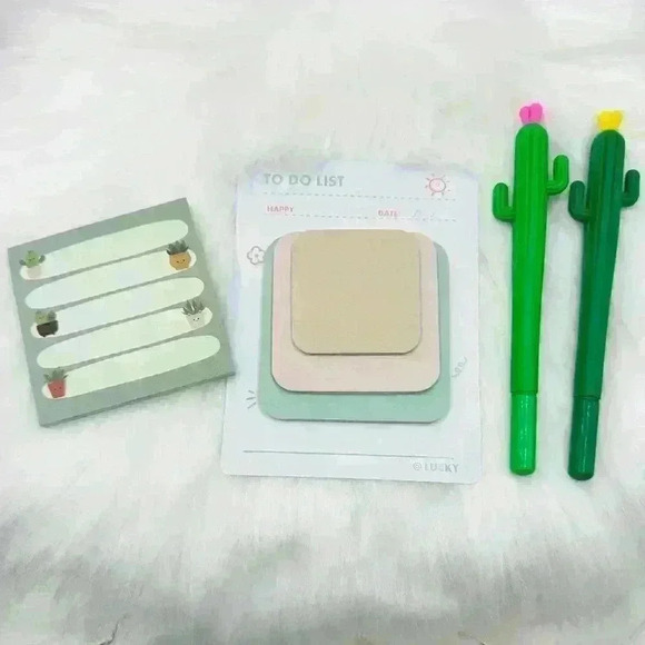 Cactus Stationary Set with Coin Purse - Picture 2 of 8